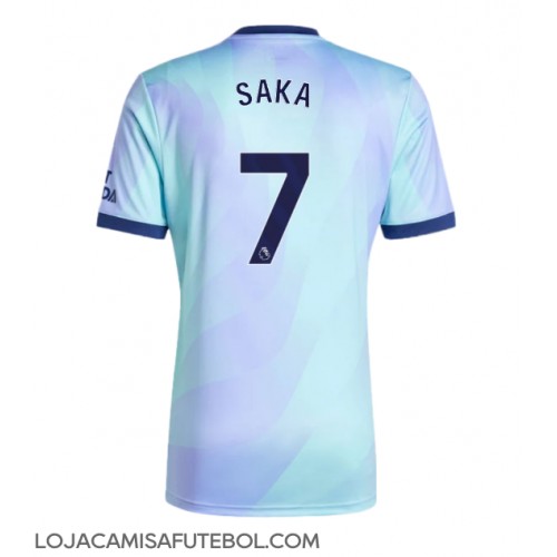 Camisa de Futebol Arsenal Bukayo Saka #7 Equipamento Alternativo 2024-25 Manga Curta